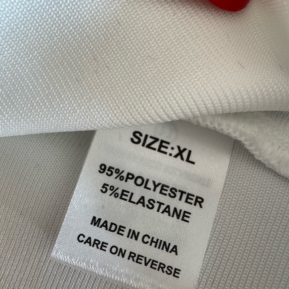 Elegant White Bandage Off Shoulder Bodycon Dress Size XL - Picture 10 of 11